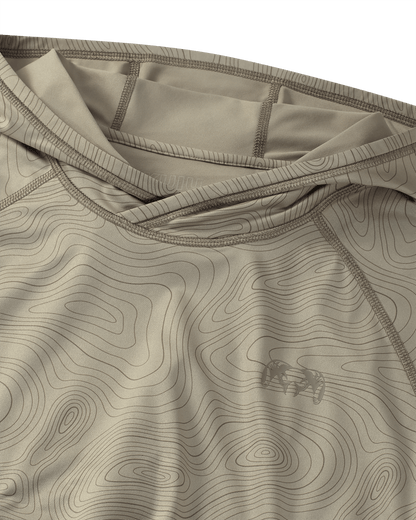 Gila LS Hoodie Gritstone | Dune Gritstone