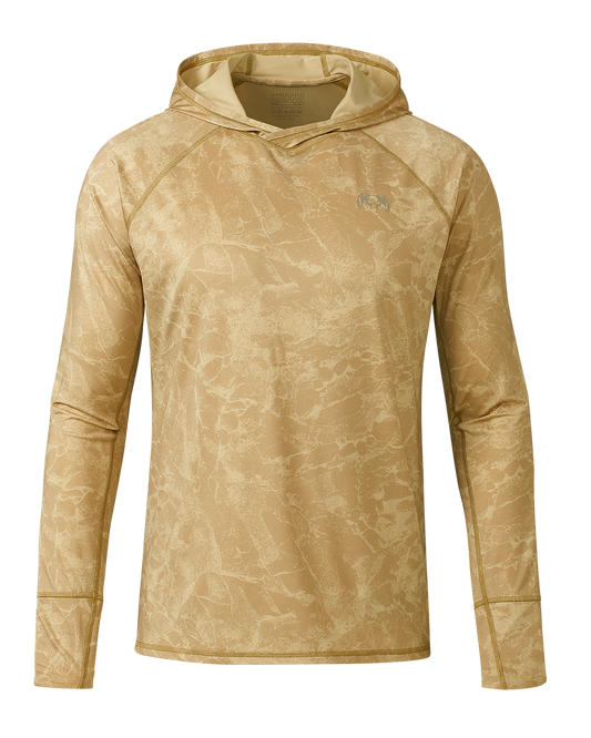 Gila LS Hoodie Gritstone | Dune Gritstone