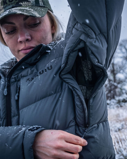 Women's Super Down PRO Hooded Jacket | Vias