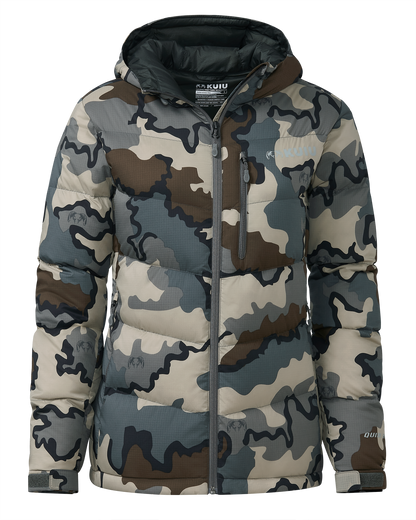 Women's Super Down PRO Hooded Jacket | Verde