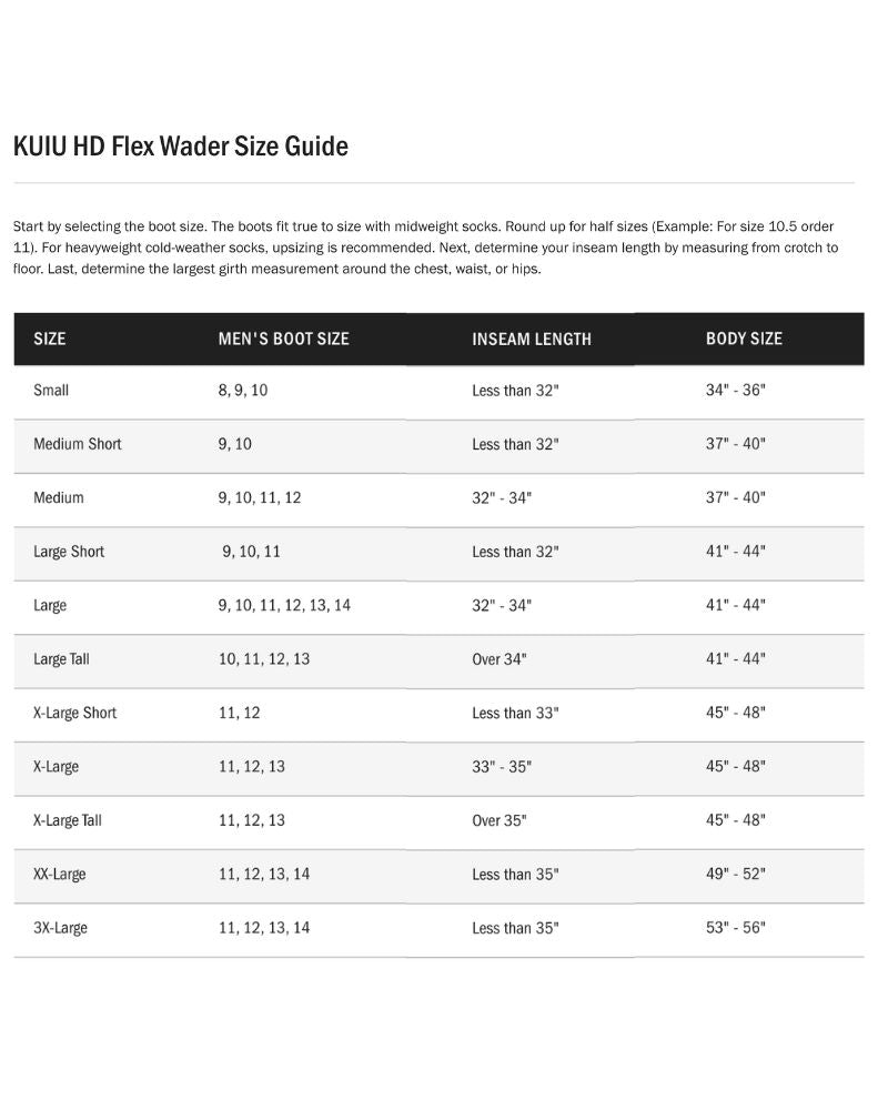 Outlet KUIU HD Flex Wader | Valo