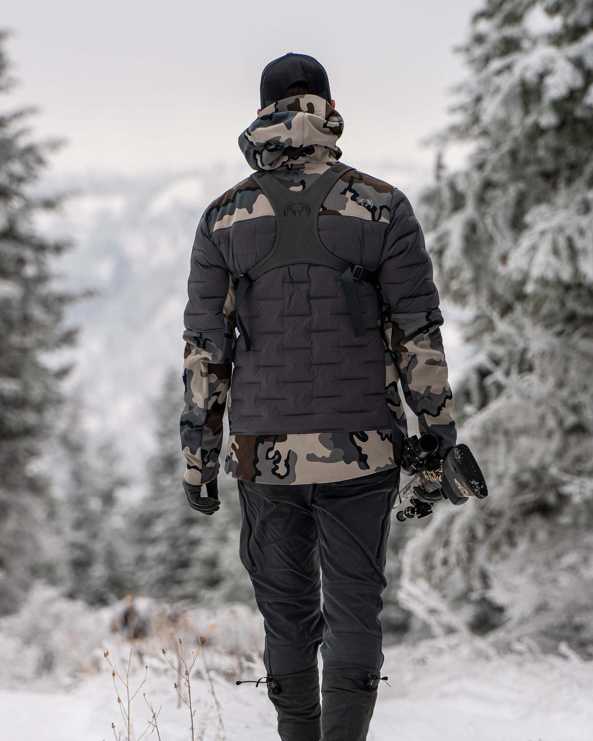 Axis Thermal Hybrid Hooded Jacket | Verde