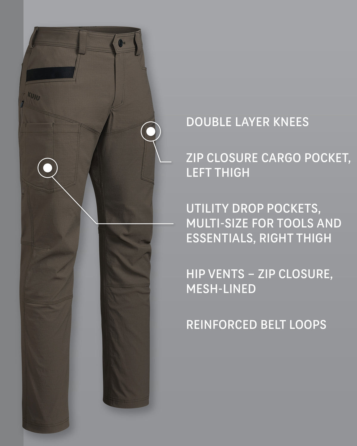 Motive Workgrade Pant | Asphalt