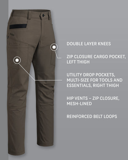 Motive Workgrade Pant | Asphalt